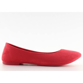Ballerine da donna rosso tenue rosso