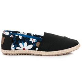 Mckeylor Espadrillas con fiori nero