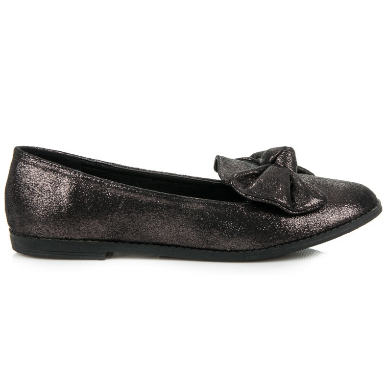 Bestelle Ballerina con fiocco grigio