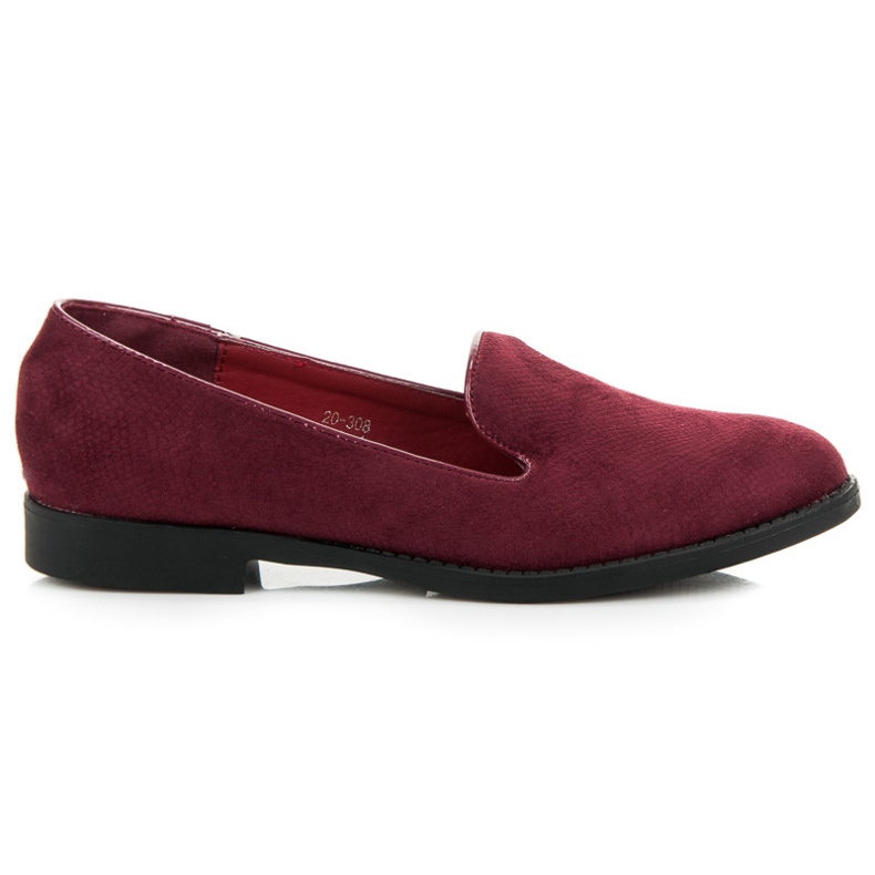 Bestelle Signori Marrone Con Motivo rosso