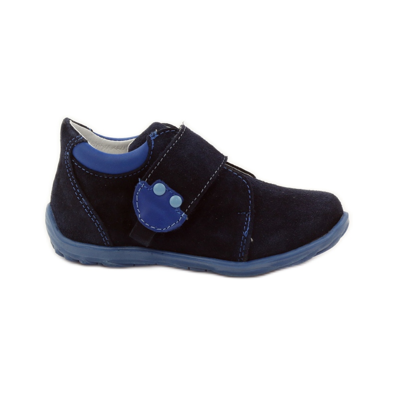 RenBut Scarpe in pelle in velcro 1476 blu navy