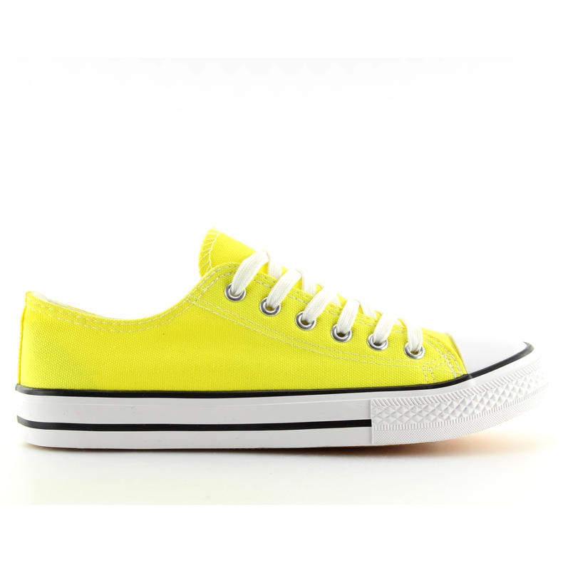 Sneakers classiche da donna gialle L. GIALLO