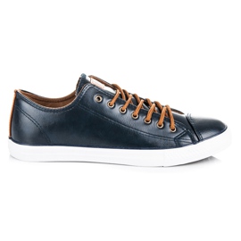 Mckeylor Sneakers in ecopelle blu