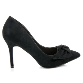 Bestelle Tacchi in pelle scamosciata nero