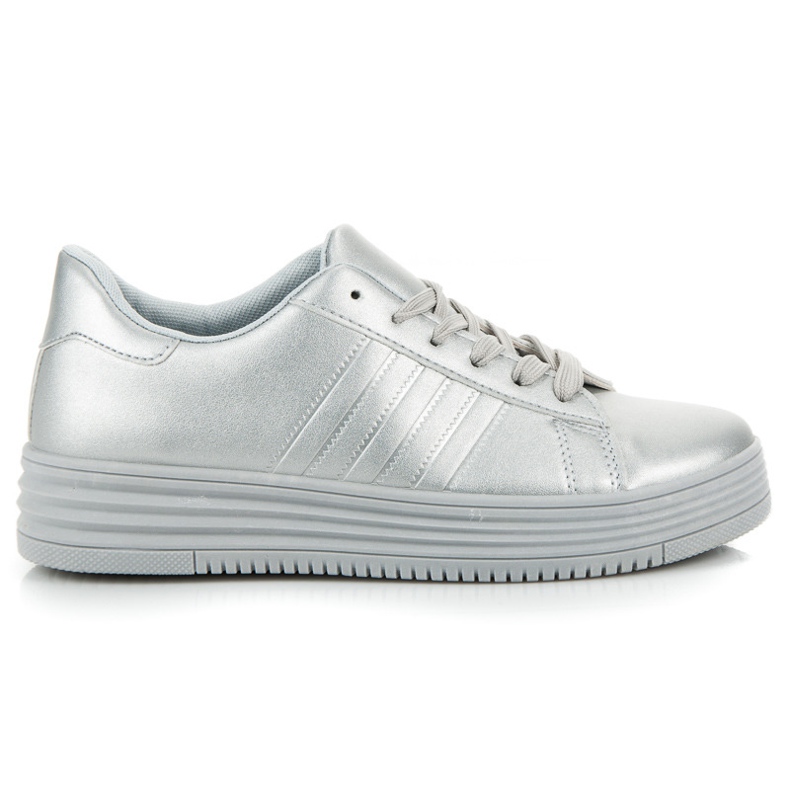 Sneakers argento grigio