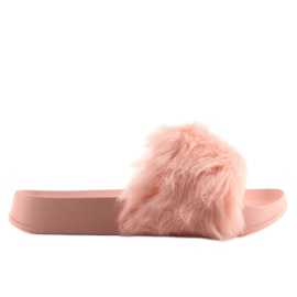 Ciabatte rosa pelliccia S36 rosa