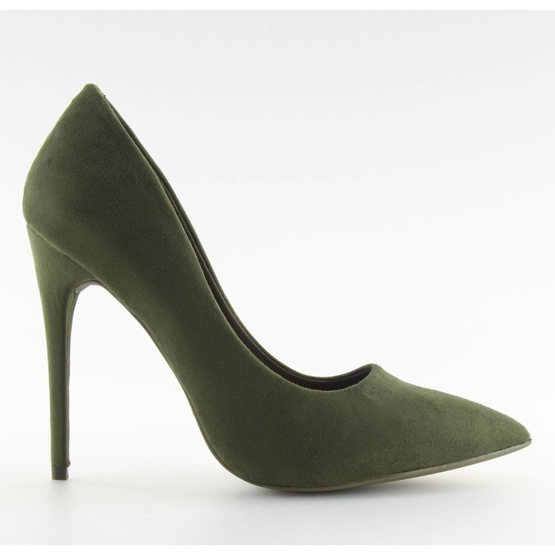 Décolleté su camoscio verde 5101 Verde