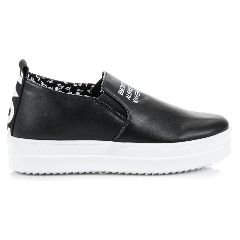 Mckeylor Sneakers slip-on sulla piattaforma nero