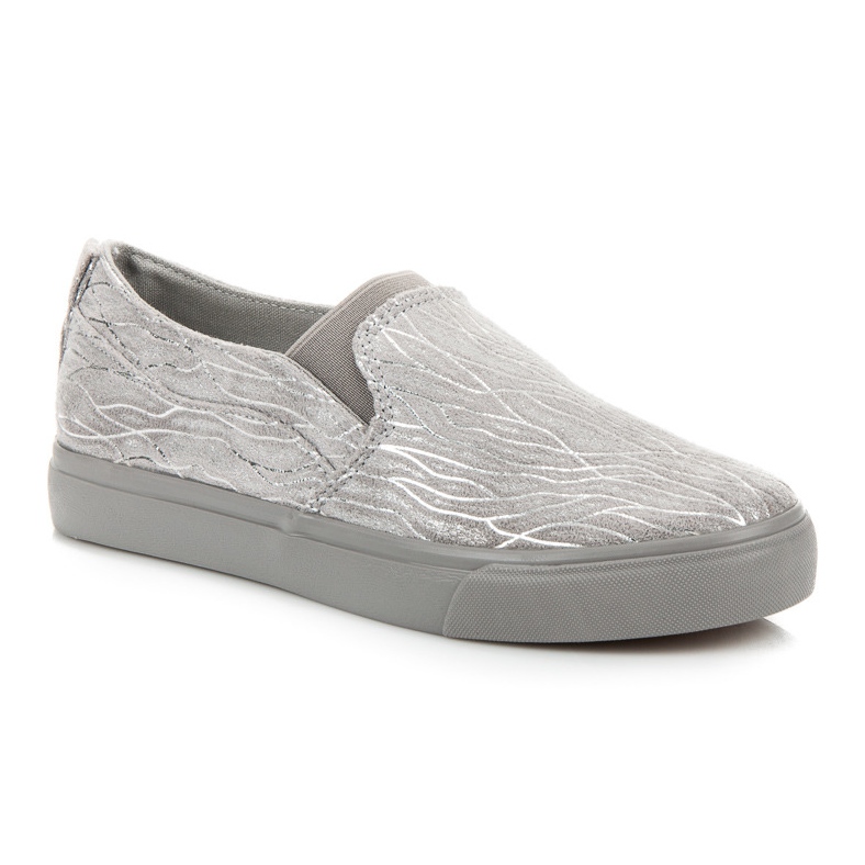 Sweet Shoes Slipons con motivo grigio