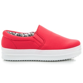 Mckeylor Slipons rossi sulla piattaforma rosso
