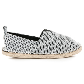 Mckeylor Espadrillas slip-on con fantasia nero bianco