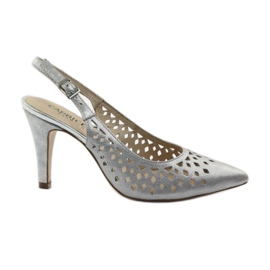 Scarpe da donna décolleté Caprice 29612 grigio