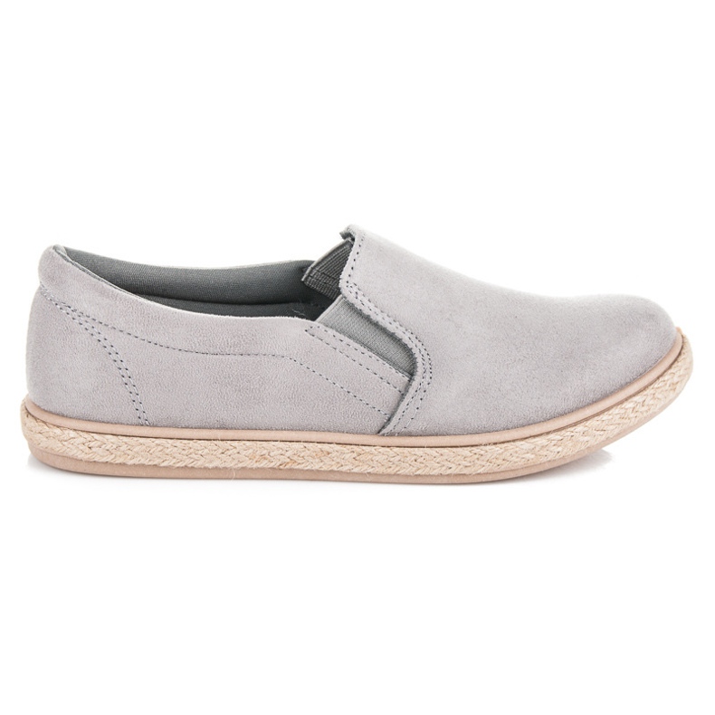Seastar Espadrillas slipons in camoscio grigio