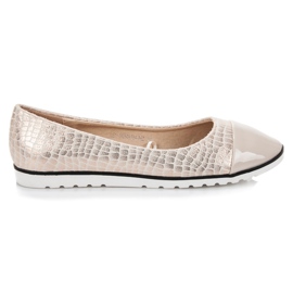 Vinceza Ballerine con fantasia animalier marrone