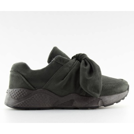 Scarpe sportive in camoscio grigio sj671-2 grigio