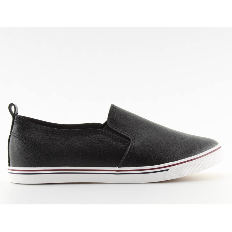 Sneakers slip-on nero faccia nera xl08p Nero