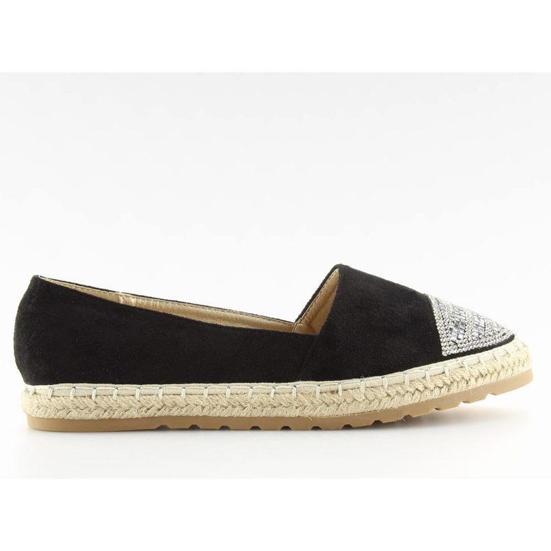 Espadrillas da donna nere H8-102 nere nero