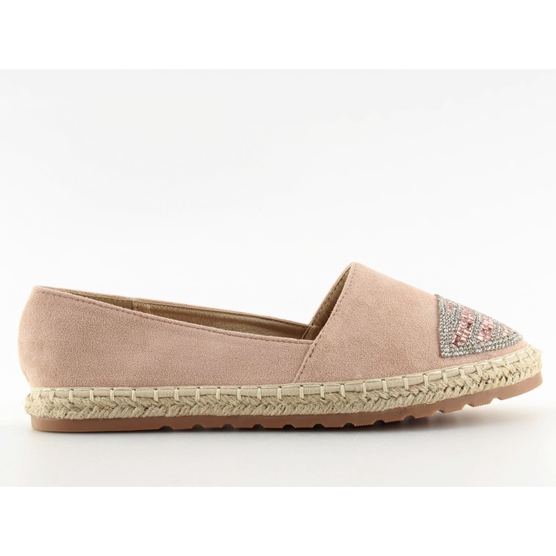 Espadrillas rosa da donna H8-102 champagne