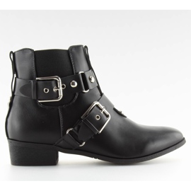 Stivaletti da donna Jodhpur Neri 688-16 nero