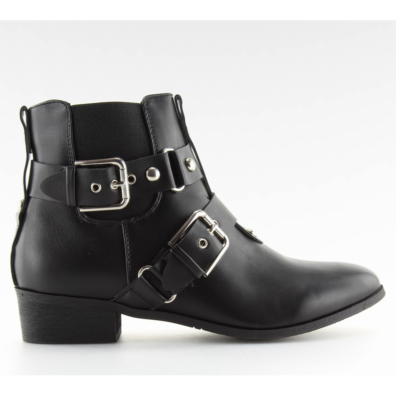 Stivaletti da donna Jodhpur Neri 688-16 nero