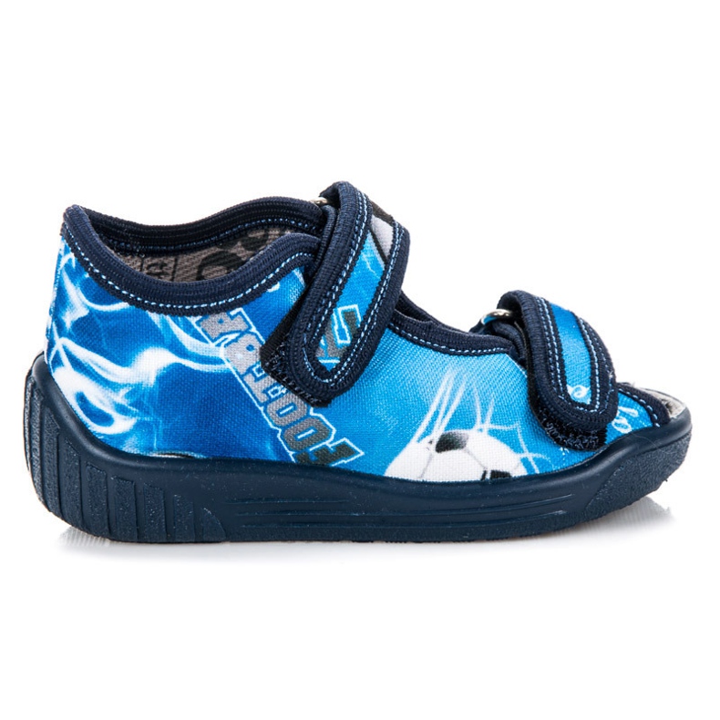Reweks Pantofole in velcro blu