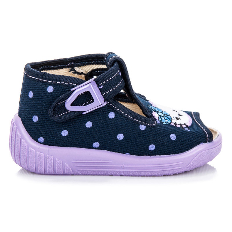 Reweks Ciabatte con punta aperta blu