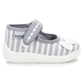 Reweks Pantofole a righe grigio