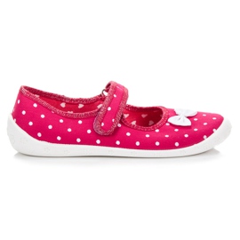 Reweks Scarpe a pois fatte in casa rosa