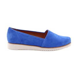 Badura Scarpe in pelle da donna blu