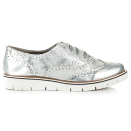 Kylie Scarpe stringate argento grigio