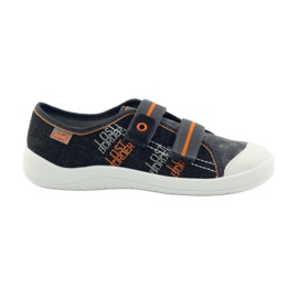 Ciabatte sneakers ragazzi rape Befado grigio arancia nero