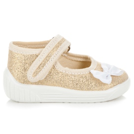 Reweks Scarpe d'oro con fiocco