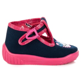 Reweks Scarpe da gattino blu marino