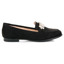 Vices Scarpe in camoscio con ornamento nero