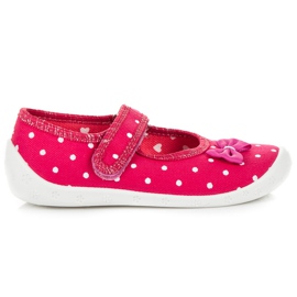 Reweks Scarpe a pois fatte in casa rosa