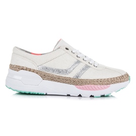 Kylie Sneakers stringate, espadrillas marrone grigio