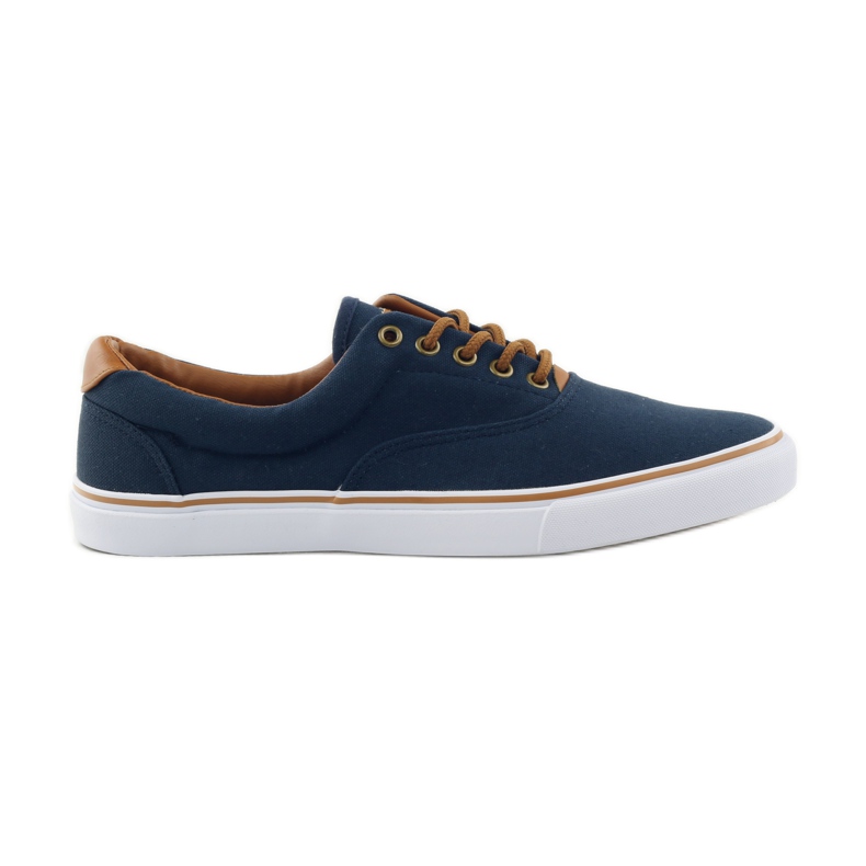 American Club Sneakers blu navy legate 18-65 marrone