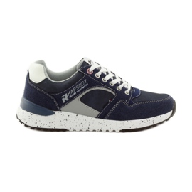 American Club Sneakers americane 703039 bianco blu navy