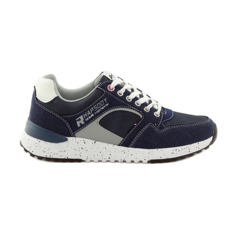 American Club Sneakers americane 703039 bianca blu navy