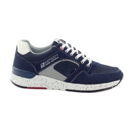 American Club Scarpe sportive da uomo sneakers americane 703039 blu navy