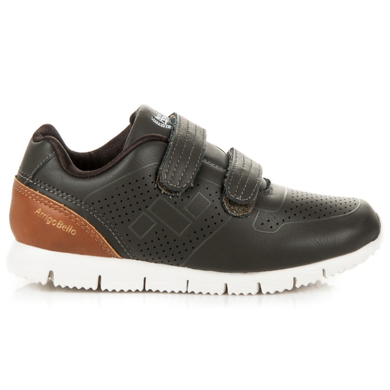 Arrigo Bello Scarpe da bambino in velcro marrone