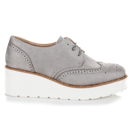 Seastar Zeppe in camoscio grigio