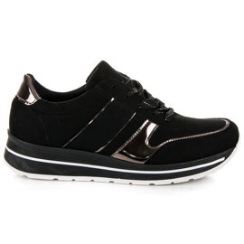 Seastar Scarpe in camoscio sulla piattaforma nero