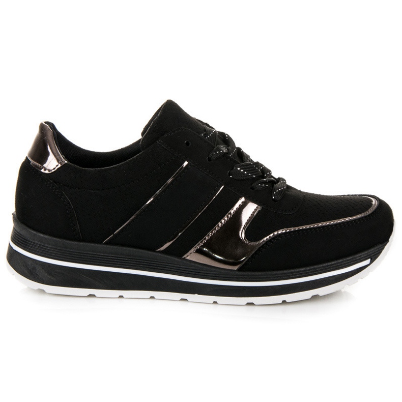 Seastar Scarpe in camoscio sulla piattaforma nero