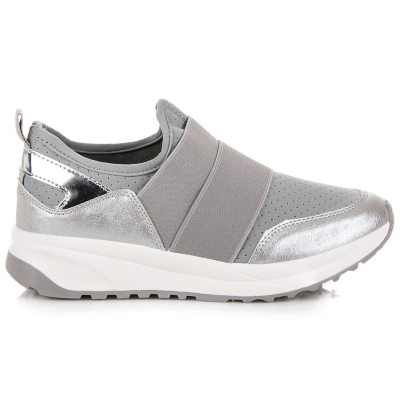 Scarpe sportive slip-on grigio