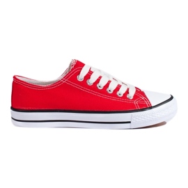 Scarpe da ginnastica rosse rosso