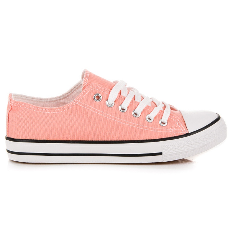 Sneakers in polvere rosso