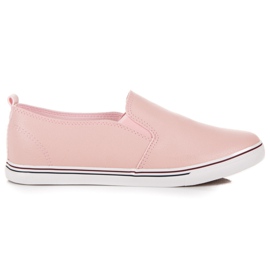 Slip su scarpe da ginnastica rosa