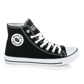 New Age Sneakers alte da uomo nero