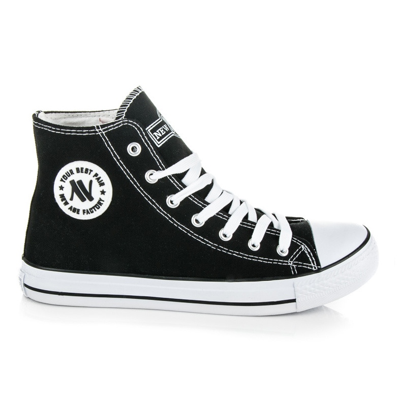 New Age Sneakers alte da uomo nero